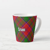 Clan Grant Tartan Latte Mok (Rechterhoek)