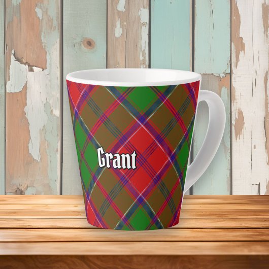 Clan Grant Tartan Latte Mok