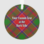 Clan Grant Tartan Ornament (achterkant)