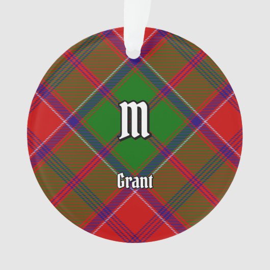 Clan Grant Tartan Ornament (voorkant)