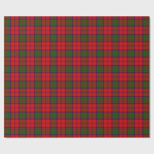 Clan Grant Tartan Pset Cadeaupapier (Vlak)