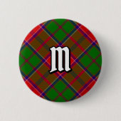 Clan Grant Tartan Ronde Button 5,7 Cm (Voorkant)