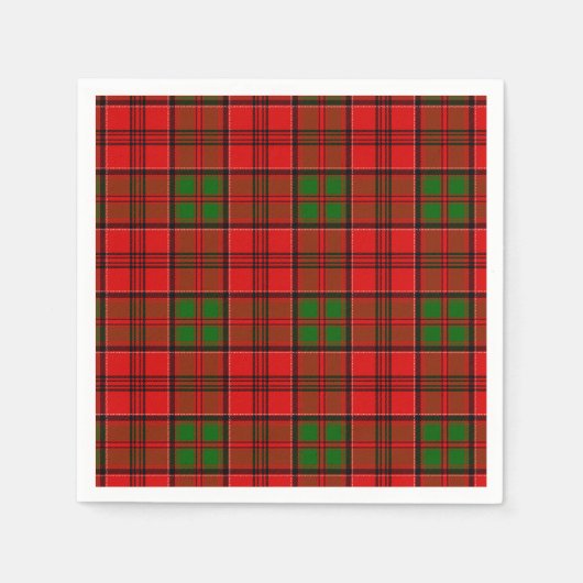 Clan Grant Tartan Servetten (Voorkant)