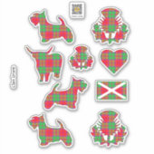 Clan Grant Tartan Sticker (Voorkant)