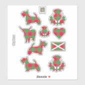 Clan Grant Tartan Sticker (Vel)