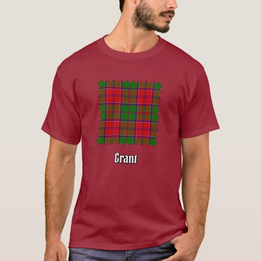 Clan Grant Tartan T-shirt (Voorkant)