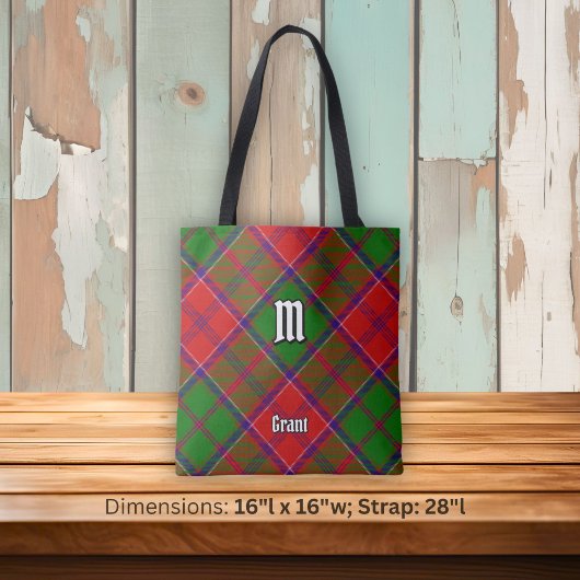 Clan Grant Tartan Tote Bag