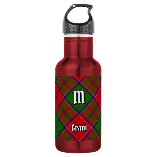 Clan Grant Tartan Waterfles (Voorkant)