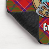 Clan Grant Wapen over Tartan Muismat (Hoek)