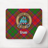 Clan Grant Wapen over Tartan Muismat (Met muis)