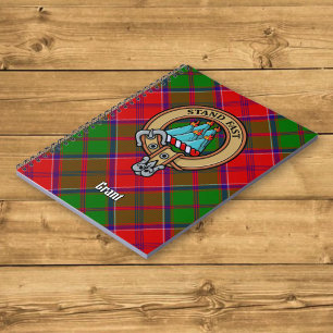 Clan Grant Wapen over Tartan Notitieboek