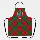 Clan Grant Wapen over Tartan Schort (Voorkant)