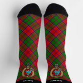Clan Grant Wapen over Tartan Sokken (Top)