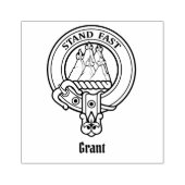 Clan Grant Wapen Rubberstempel (Afrduk)