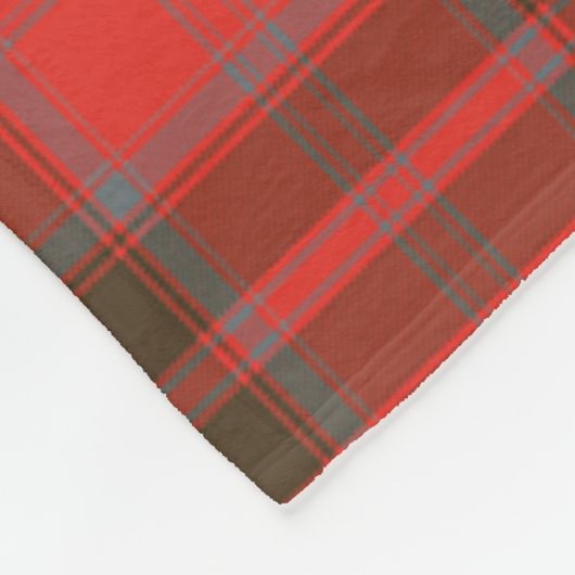 Clan Grant Weathered Tartan Pset Fleece Deken (Hoek)