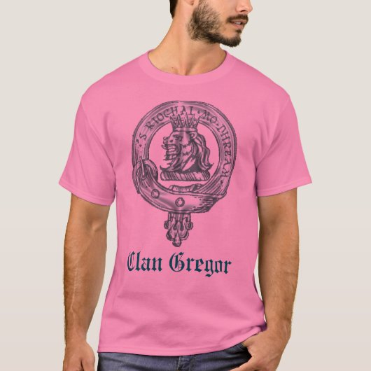 Clan Gregor Badge T-shirt (Voorkant)