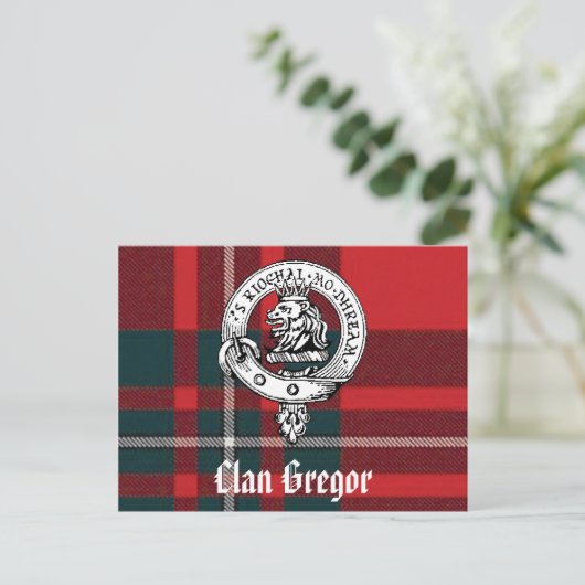 Clan Gregor Briefkaarten (Staand voorkant)