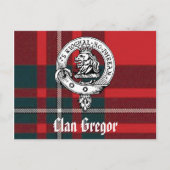 Clan Gregor Briefkaarten (Voorkant)