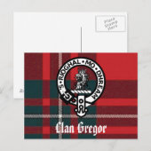 Clan Gregor Briefkaarten (Voorkant / Achterkant)