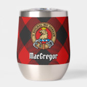 Clan Gregor Crest over Rob Roy Tartan (Voorkant)