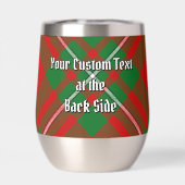 Clan Gregor Crest over Tartan (Achterkant)