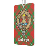 Clan Gregor Crest over Tartan Air Freshener Luchtverfrisser (Links)