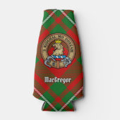 Clan Gregor Crest over Tartan Bottle Cooler (Voorkant)