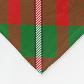 Clan Gregor Crest over Tartan Fleece Deken (Hoek)