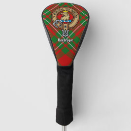 Clan Gregor Crest over Tartan Golfheadcover
