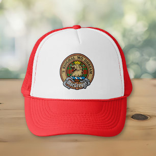 Clan Gregor Crest over Tartan Trucker Hat Pet
