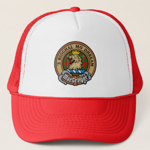 Clan Gregor Crest over Tartan Trucker Hat Trucker Pet