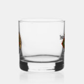 Clan Gregor Crest over Tartan Whisky Glas (Links)