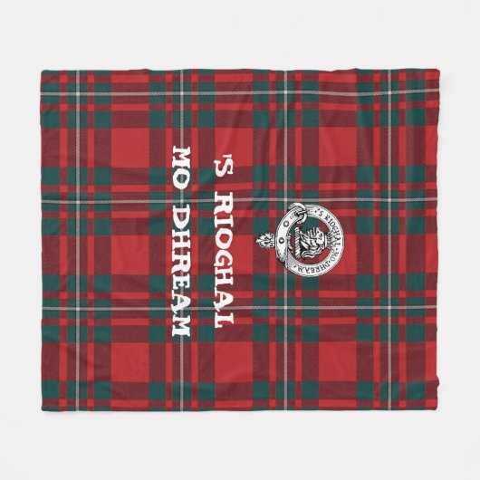 Clan Gregor Fleece Blanket (Voorkant (Horizontaal))