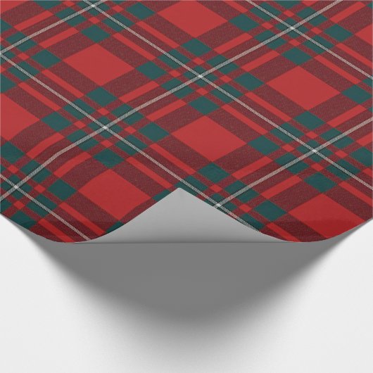 Clan Gregor Kerstmisstap alleen Tartan Cadeaupapier (Hoek)