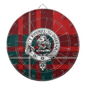 Clan Gregor / MacGregor Badge Dart Board Tartan Dartbord (Voorkant)