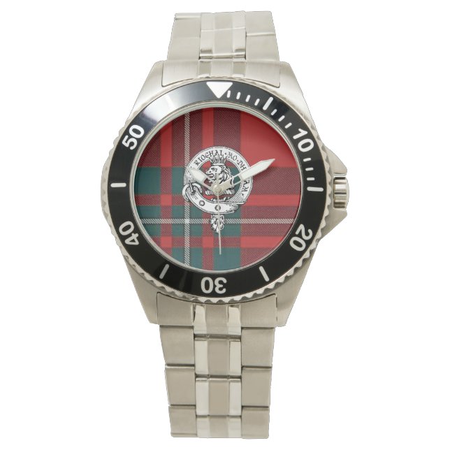 Clan Gregor / MacGregor horloge, roestvrij staal Horloge (Voorkant)