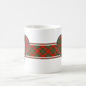 Clan Gregor MacGregor Tartan Heart Koffiemok (Center)