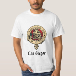 Clan Gregor Raw Badge Tartan T-shirt