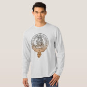 Clan Gregor Shirt Beige Badge (Voorkant volledig)