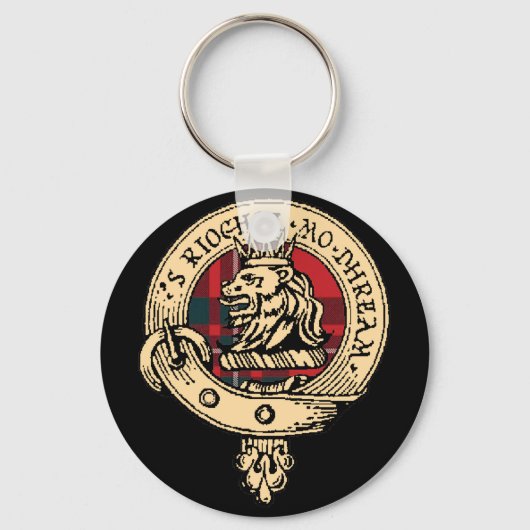Clan Gregor Sleutelhanger Black (maat/vorm aanpass (Voorkant)