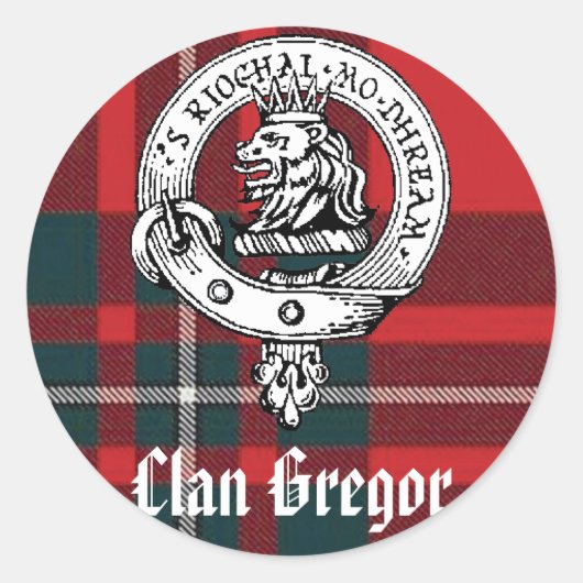Clan Gregor Stickers (Voorkant)