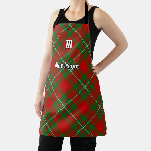 Clan Gregor Tartan Apron Schort (Insitu)