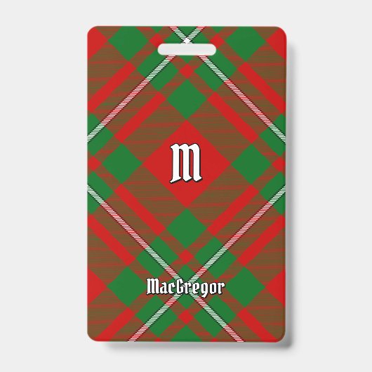 Clan Gregor Tartan Badge (Voorzijde)