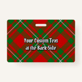 Clan Gregor Tartan Badge (Achterkant)