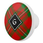 Clan Gregor Tartan Ceramic Knob Keramische Knop (Rechts)
