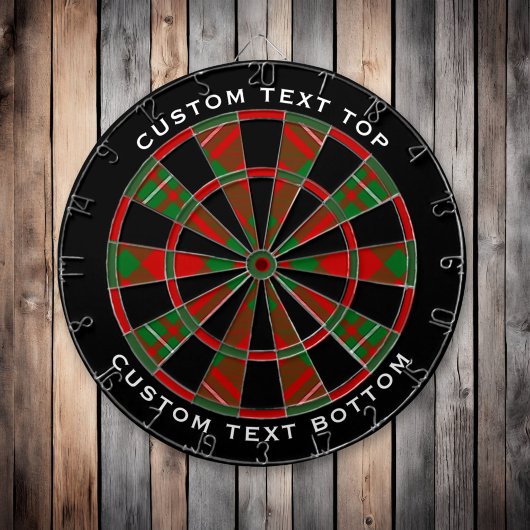 Clan Gregor Tartan Dart Board Dartbord