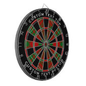 Clan Gregor Tartan Dart Board Dartbord (Voorkant Links)