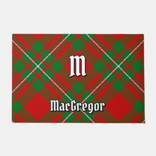 Clan Gregor Tartan Doormat Deurmat (Voorkant)