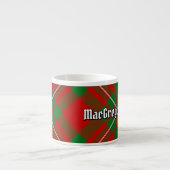 Clan Gregor Tartan Espresso Cup Kop (Voorkant)