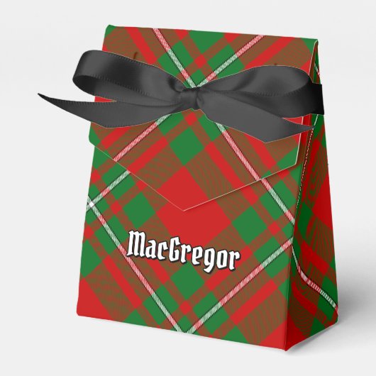 Clan Gregor Tartan Favor Box Bedankdoosjes (Voorkant Zijde)